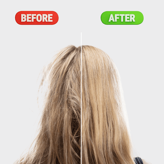 Before and After Hair Transformation Using Glamour Touch Conditioner