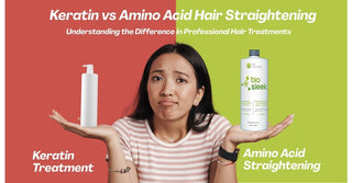 Keratin vs amino acid hair straightening treatment comparison