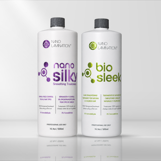 Bio Sleek + Nano Silky Pro Straightening Treatment for Bleached Hair