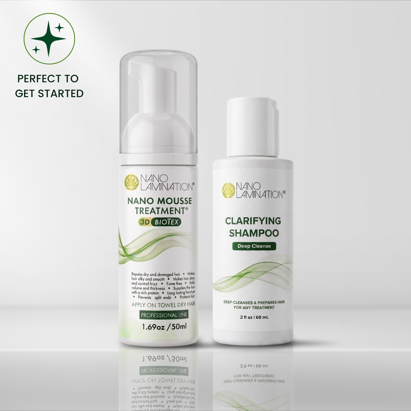 Nano Mousse Frizz-Free Hair Kit | Smoothing Starter Set – Nano
